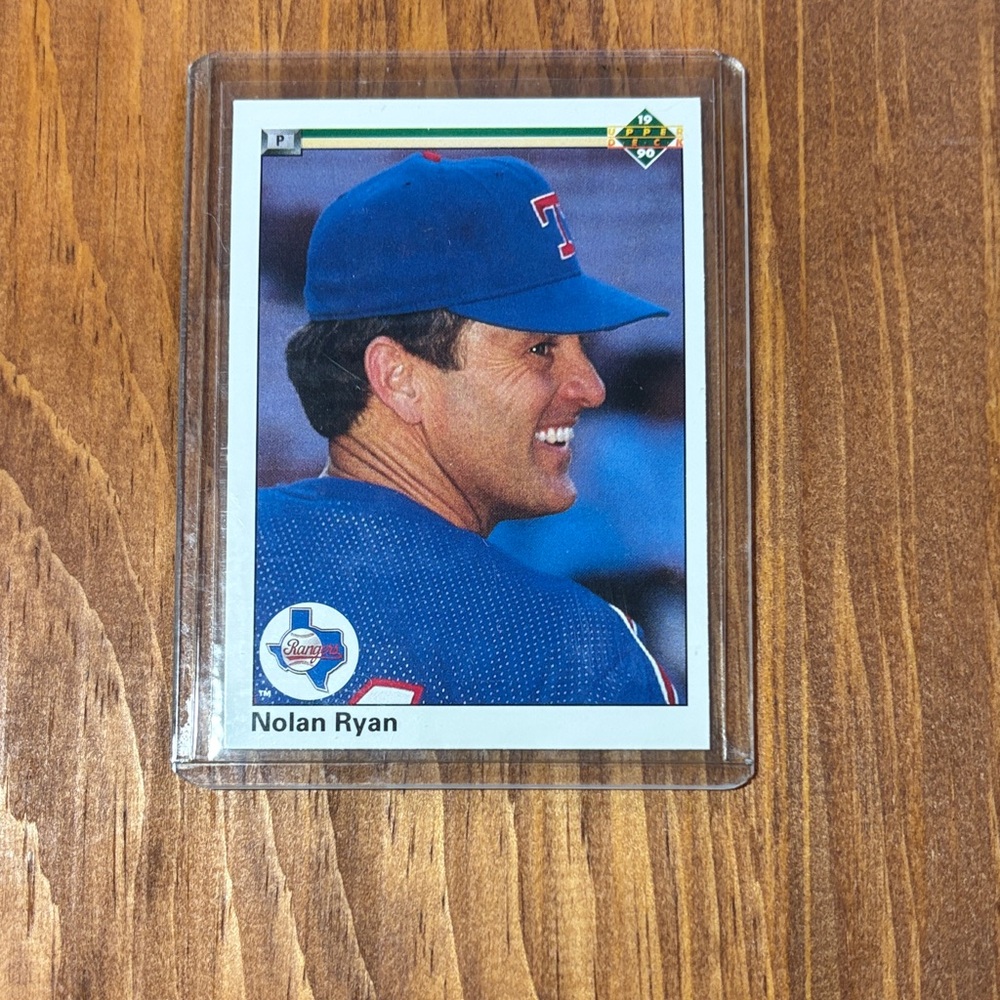 Nolan Ryan Baseball Trading Card with Blue Cap